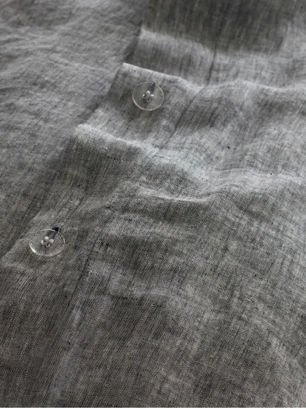 BRAND NEW Quince European Linen Chambray 3 Pc Duvet Cover Set, F/Q (Charcoal)